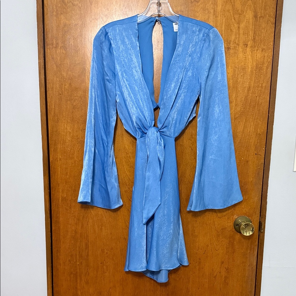 ASOS Petite Sky Blue Mini Dress - size 2